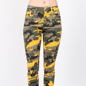 Camouflage Pants Mustard